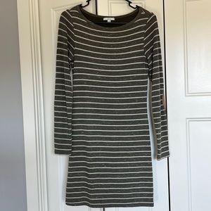 Long sleeve body con tshirt dress